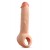 Телесная насадка-удлинитель Thrive 8.75 Inch Realistic Penis Extender Sleeve - 22,2 см. - Blush Novelties - в Туле купить с доставкой