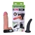 Страпон с 2 насадками и вибрацией UniStrap - 19 и 12 см. - LOVETOY (А-Полимер) - купить с доставкой в Туле