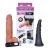 Страпон с 2 насадками и вибрацией UniStrap - 20 и 18 см. - LOVETOY (А-Полимер) - купить с доставкой в Туле