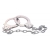 Наручники из металла с длинной цепочкой CHROME HANDCUFFS METAL HANDCUFFS W. KEY - NMC - купить с доставкой в Туле
