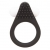 Чёрное эрекционное кольцо LIT-UP SILICONE STIMU RING 1 BLACK - Dream Toys - в Туле купить с доставкой