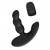 Черный силиконовый стимулятор простаты Levett Nitoc с пультом ДУ - Levett - в Туле купить с доставкой
