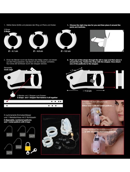 Набор для мужского пояса верности Cock Cage Set - Orion - купить с доставкой в Туле