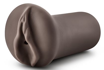 Коричневый мастубратор-вагина Nicole s Kitty - Blush Novelties - в Туле купить с доставкой