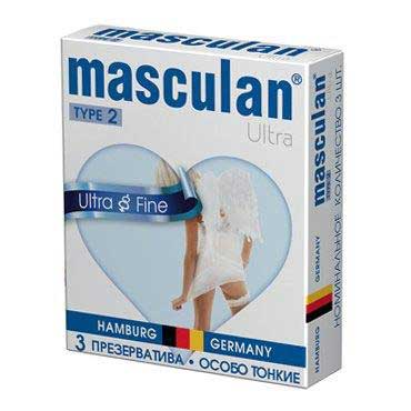 Ультратонкие презервативы Masculan Ultra Fine с обильной смазкой - 3 шт. - Masculan - купить с доставкой в Туле