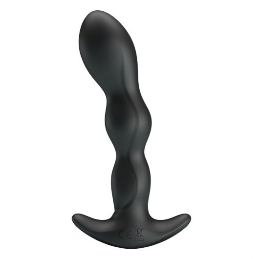 Черный анальный стимулятор простаты с вибрацией Special Anal Massager - 14,5 см. - Baile - в Туле купить с доставкой