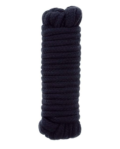 Чёрная веревка для связывания BONDX LOVE ROPE - 5 м. - Dream Toys - купить с доставкой в Туле