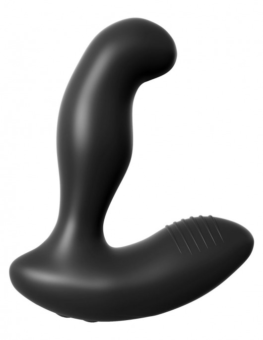 Черный массажер простаты Electro Stim Prostate Vibe с электростимуляцией - 13,3 см. - Pipedream - купить с доставкой в Туле