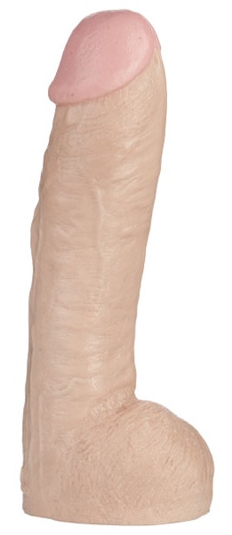 Огромная насадка-реалистик Vac-U-Lock Realistic Hung - 31,7 см. - Doc Johnson - купить с доставкой в Туле