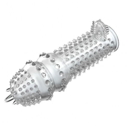 Закрытая прозрачная насадка Crystal sleeve - 14,2 см. - Erowoman-Eroman - в Туле купить с доставкой