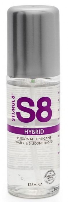 Интимная смазка на водно-силиконовой основе S8 Hybrid - 125 мл. - Stimul8 - купить с доставкой в Туле