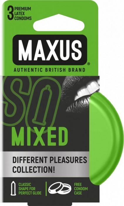 Презервативы в железном кейсе MAXUS Mixed - 3 шт. - Maxus - купить с доставкой в Туле