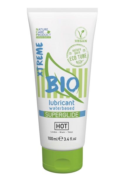 Интимный увлажняющий гель BIO SuperGlide Xtreme - 100 мл. - HOT - купить с доставкой в Туле