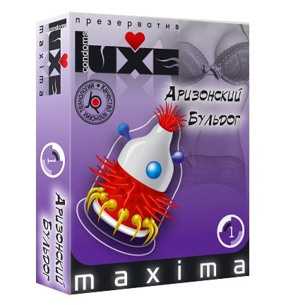 Презерватив LUXE Maxima  Аризонский Бульдог  - 1 шт. - Luxe - купить с доставкой в Туле