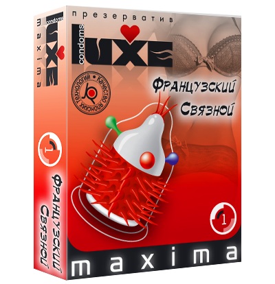 Презерватив LUXE Maxima  Французский связной  - 1 шт. - Luxe - купить с доставкой в Туле