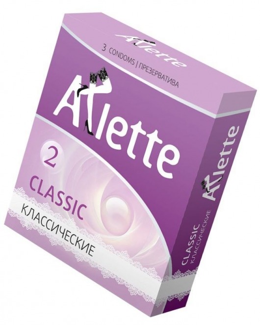 Классические презервативы Arlette Classic - 3 шт. - Arlette - купить с доставкой в Туле