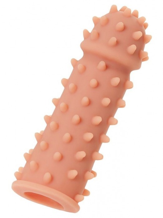 Телесная реалистичная насадка KOKOS Extreme Sleeve 03 с дополнительной стимуляцией - 12,7 см. - KOKOS - в Туле купить с доставкой