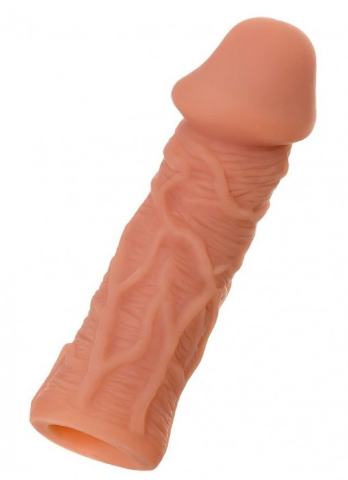 Телесная реалистичная насадка KOKOS Extreme Sleeve 05 с дополнительной стимуляцией - 12,7 см. - KOKOS - в Туле купить с доставкой