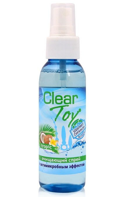 Очищающий спрей для игрушек CLEAR TOY Tropic - 100 мл. - Биоритм - купить с доставкой в Туле