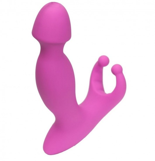 Розовый стимулятор простаты с усиками - 15 см. - 4sexdreaM - в Туле купить с доставкой