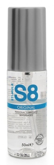 Универсальный лубрикант на водной осноdе S8 Original Lube - 50 мл. - Stimul8 - купить с доставкой в Туле