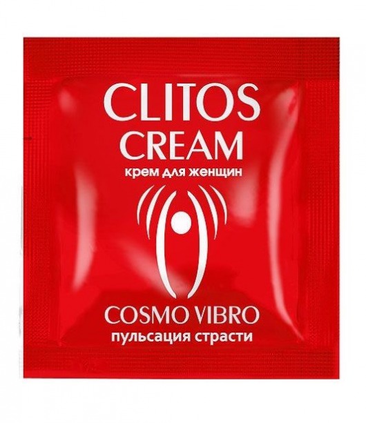 Пробник возбуждающего крема для женщин Clitos Cream - 1,5 гр. - Биоритм - купить с доставкой в Туле