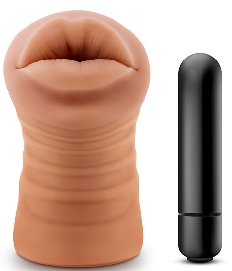 Кофейный мастурбатор-ротик Isabella - Blush Novelties - в Туле купить с доставкой