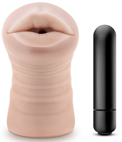 Телесный мастурбатор-ротик Skye - Blush Novelties - в Туле купить с доставкой