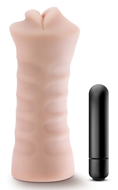 Телесный мастурбатор-ротик Angie - Blush Novelties - в Туле купить с доставкой