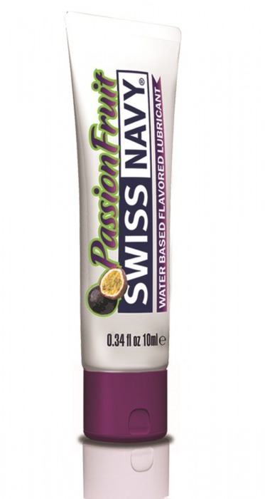 Лубрикант Swiss Navy Passion Fruit Lube с ароматом маракуйи - 10 мл. - Swiss navy - купить с доставкой в Туле