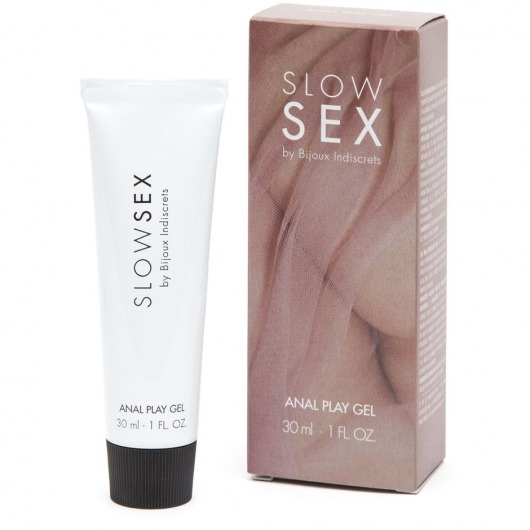 Лубрикант на водной основе Slow Sex Anal Play Gel - 30 мл. - Bijoux Indiscrets - купить с доставкой в Туле