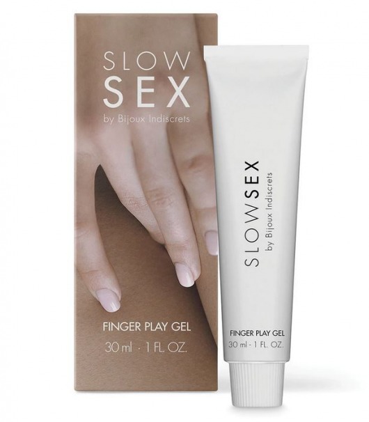 Гель для мастурбации с ароматом кокоса Slow Sex Finger Play Gel - 30 мл. - Bijoux Indiscrets - купить с доставкой в Туле