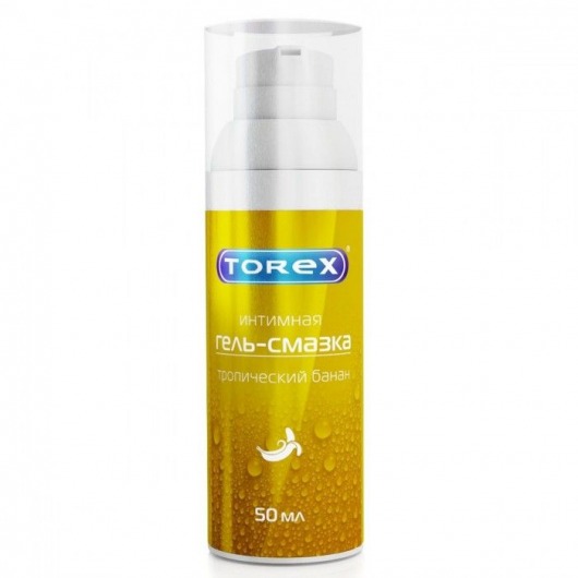 Гель-смазка на водной основе Torex  Тропический банан  - 50 мл. - Torex - купить с доставкой в Туле