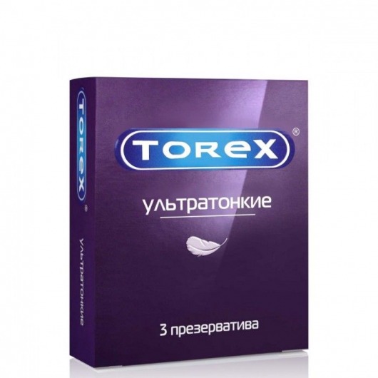 Презервативы Torex  Ультратонкие  - 3 шт. - Torex - купить с доставкой в Туле