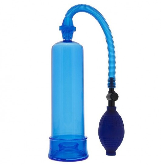 Синяя вакуумная помпа MENZSTUFF PENIS ENLARGER - Dream Toys - в Туле купить с доставкой