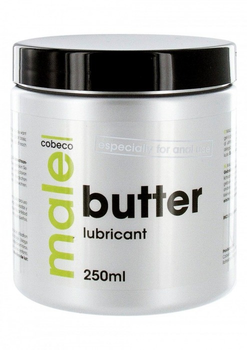 Анальный лубрикант MALE Cobeco Butter Lubricant - 250 мл. - Cobeco - купить с доставкой в Туле