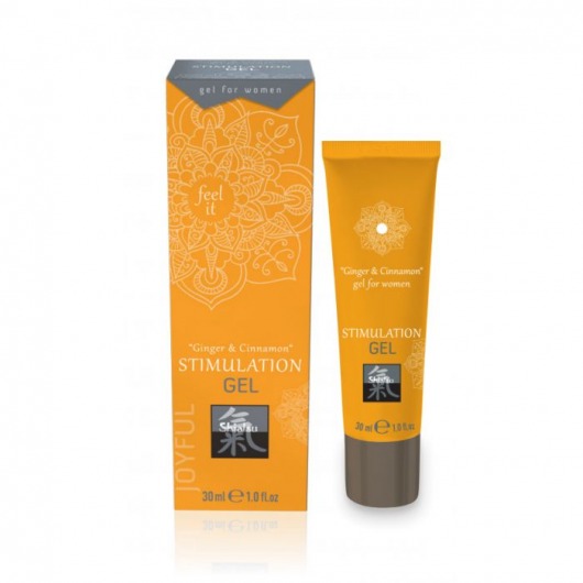 Возбуждающий интимный гель STIMULATION GEL Ginger   Cinnamon - 30 мл. - Shiatsu - купить с доставкой в Туле