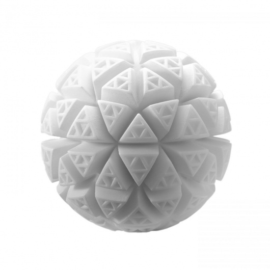 Белый мастурбатор Tenga Geo Glacier - Tenga - в Туле купить с доставкой