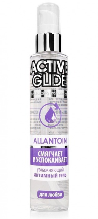 Увлажняющий интимный гель Active Glide Allantoin - 100 гр. - Биоритм - купить с доставкой в Туле