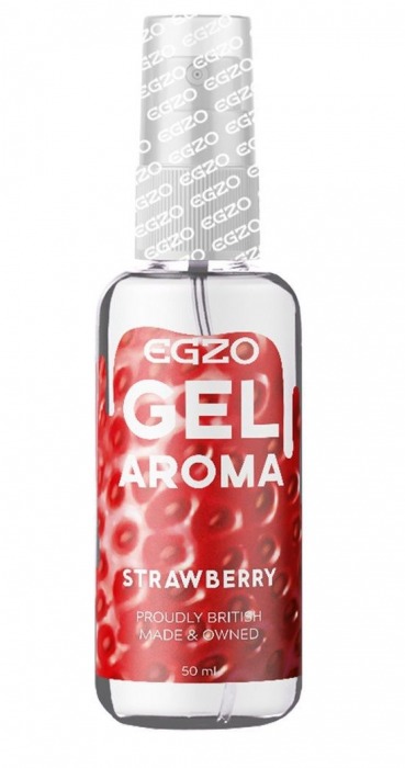 Интимный лубрикант EGZO AROMA с ароматом клубники - 50 мл. - EGZO - купить с доставкой в Туле