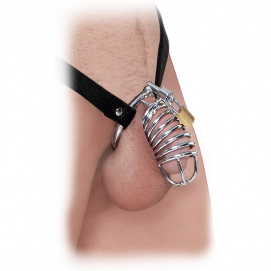 Кольцо верности Extreme Chastity Belt с фиксацией головки - Pipedream - купить с доставкой в Туле