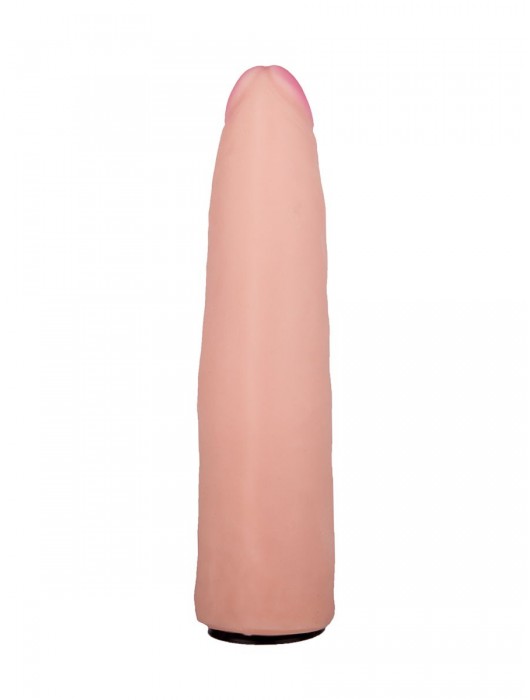 Пояс-трусики с насадкой Glamour Silver - 15,5 см. - LOVETOY (А-Полимер) - купить с доставкой в Туле