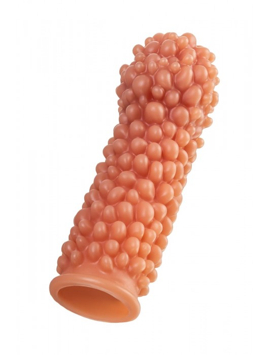 Телесная насадка с мягкими пузырьками - 16,5 см. - KOKOS - в Туле купить с доставкой