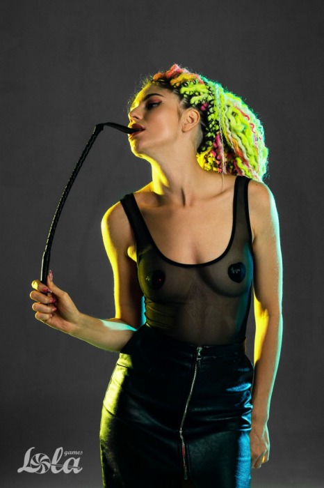 Черный стек Tease - 56,5 см. - Lola Games - купить с доставкой в Туле