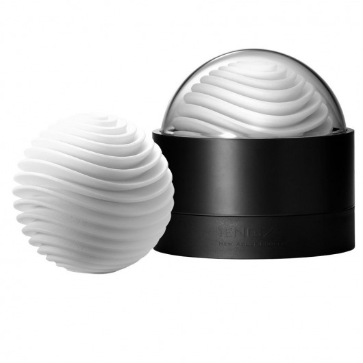 Белый мастурбатор Tenga Geo Aqua - Tenga - в Туле купить с доставкой