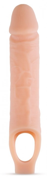 Телесный реалистичный фаллоудлинитель 10 Inch Silicone Cock Sheath Penis Extender - 25,4 см. - Blush Novelties - в Туле купить с доставкой