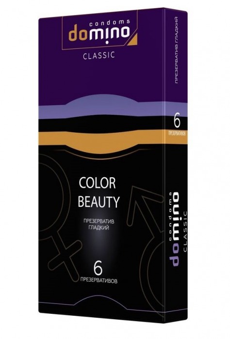 Разноцветные презервативы DOMINO Colour Beauty - 6 шт. - Domino - купить с доставкой в Туле