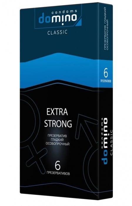 Суперпрочные презервативы DOMINO Extra Strong - 6 шт. - Domino - купить с доставкой в Туле