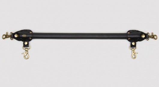 Черная распорка для ног Bound to You Faux Leather Spreader Bar - 50,8 см. - Fifty Shades of Grey - купить с доставкой в Туле