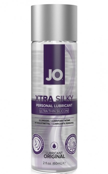 Лубрикант на силиконовой основе JO Xtra Silky - 60 мл. - System JO - купить с доставкой в Туле